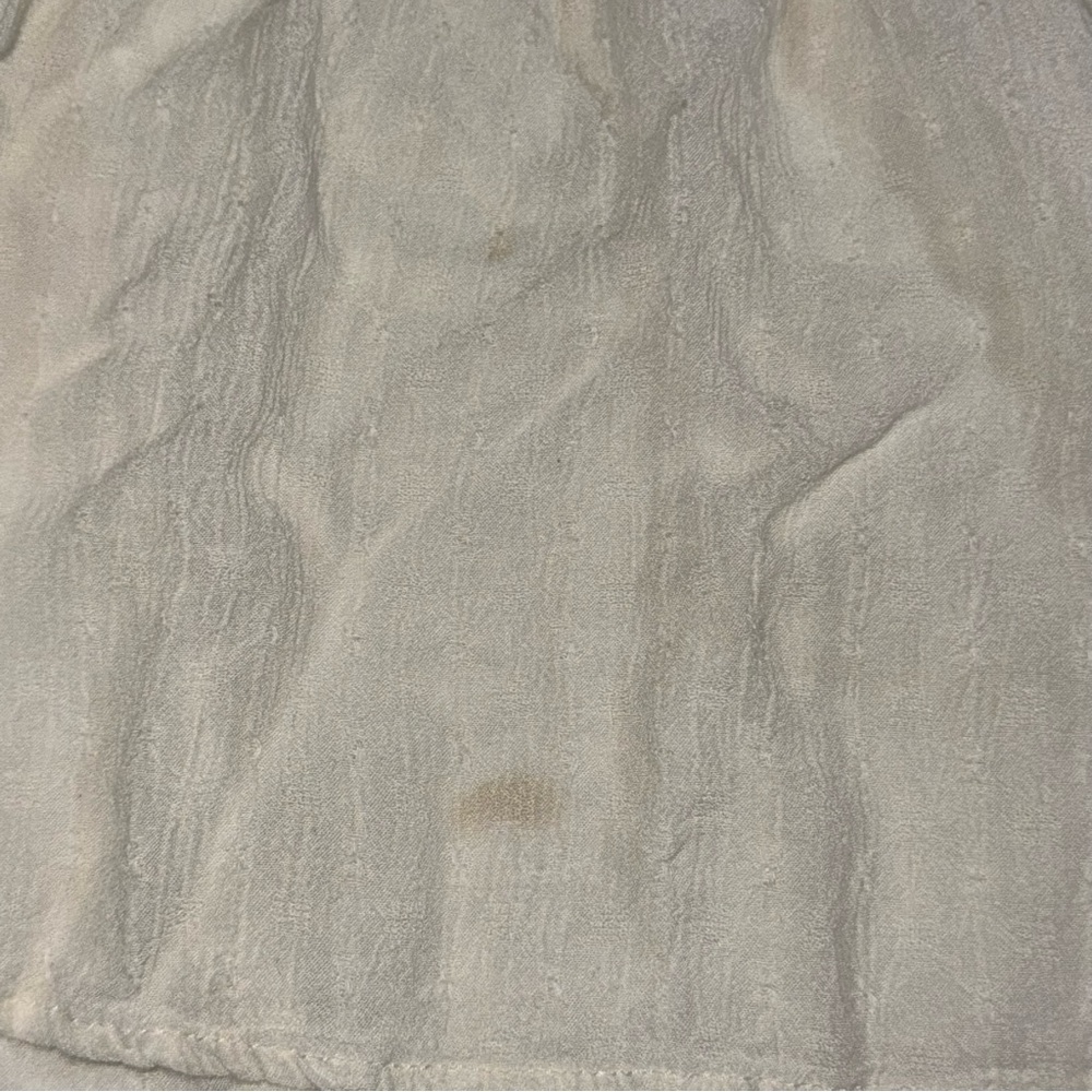 Takara Cream Babydoll Textured‎ Women's Blouse Long Sleeve Size Medium - Picture 9 of 10